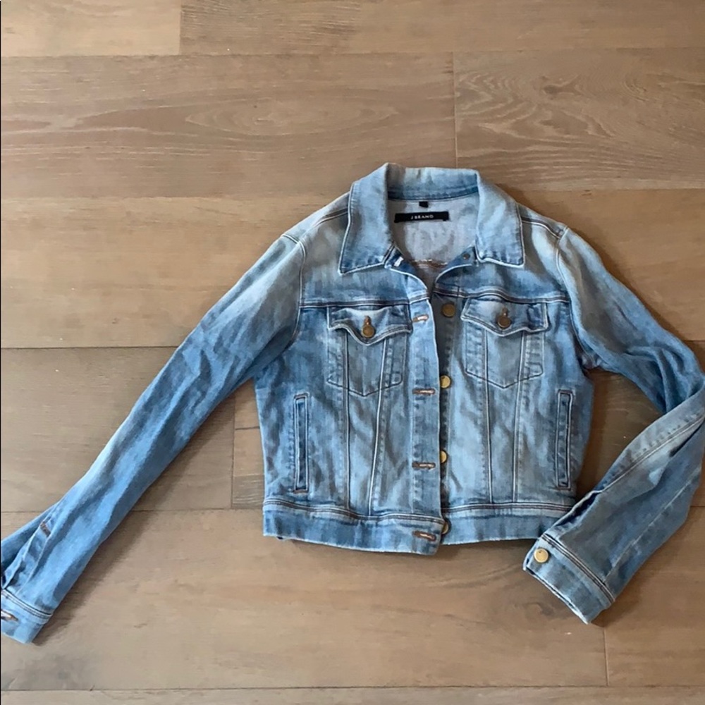 Denim medium wash jacket